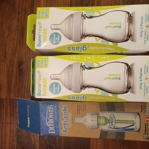 Dr. Brown's Anti-Colic Glass Baby Bottles